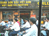 1台のバイクに家族全員が乗っていることもある