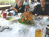 どうして魚を立てているのかわからない