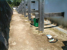 腐りもかなりあるが、シロアリの棲息は確実にキャッチできる